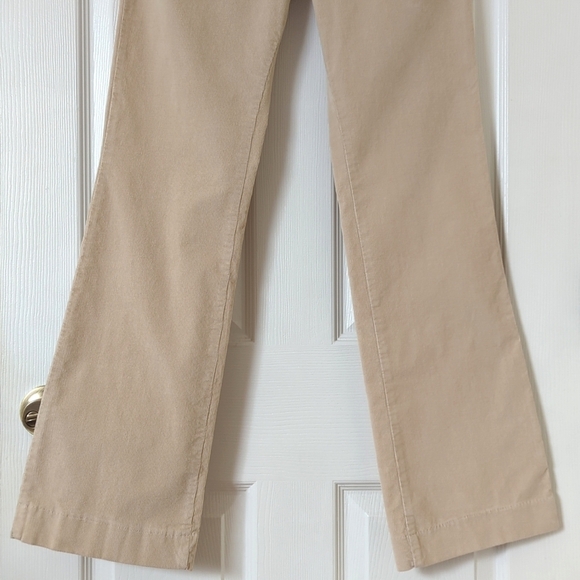 BDG Urban Outfitters Classic Pinwale Corduroy High Waisted Bootcut Pants Cream 2 - Picture 3 of 13